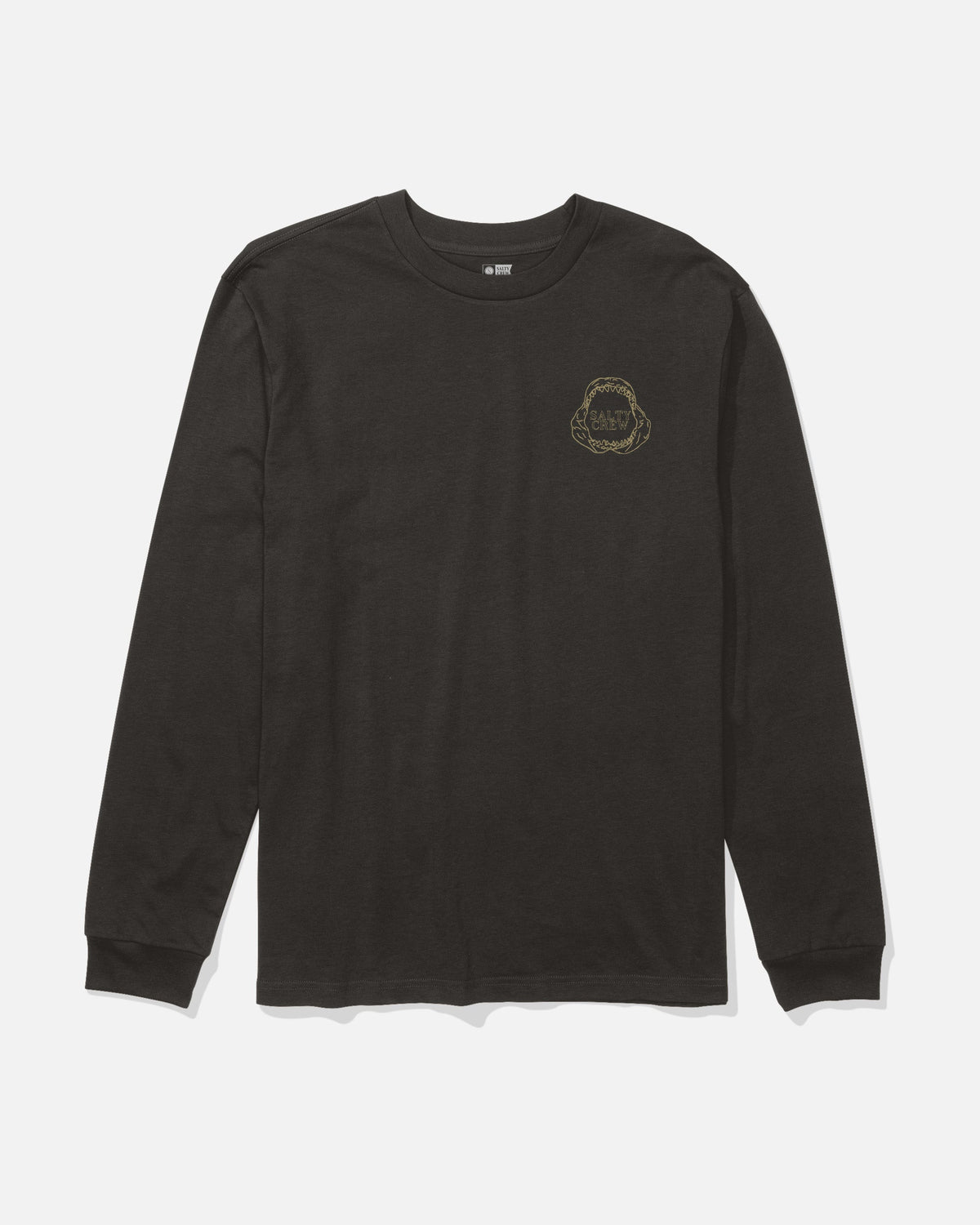 GREAT WHITE LS TEE - BLACK | Salty Crew