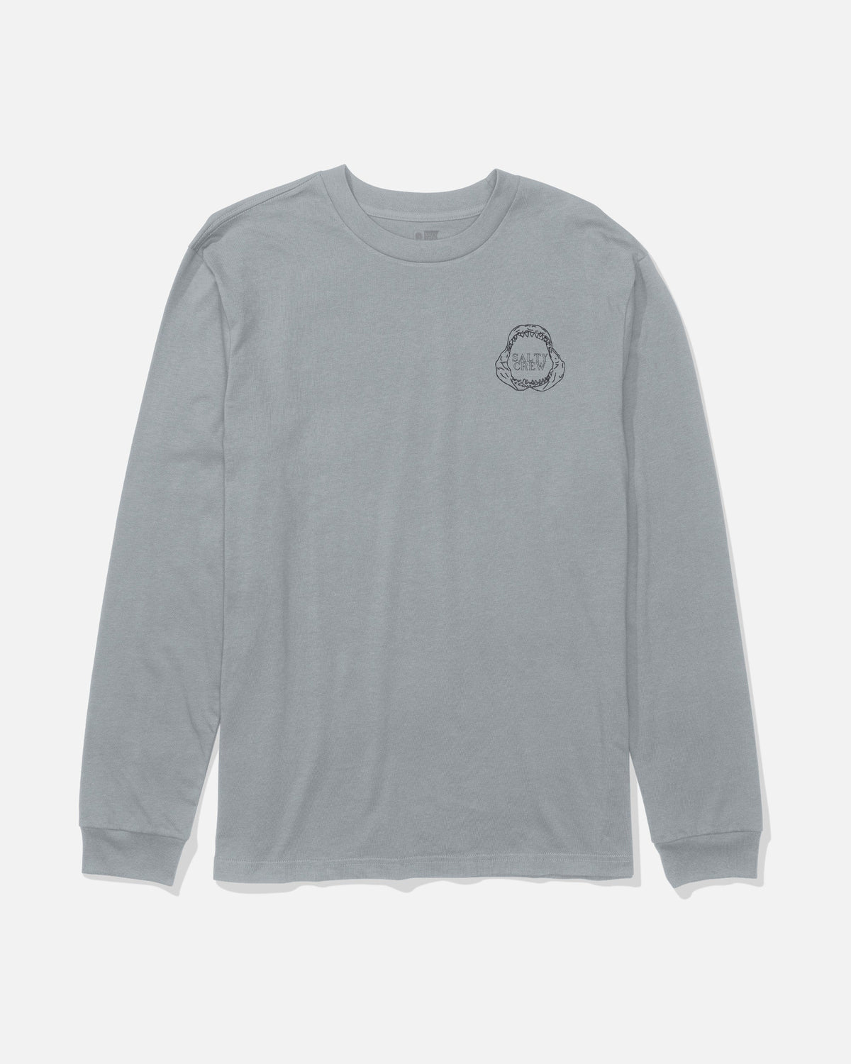GREAT WHITE LS TEE - Quarry | Salty Crew