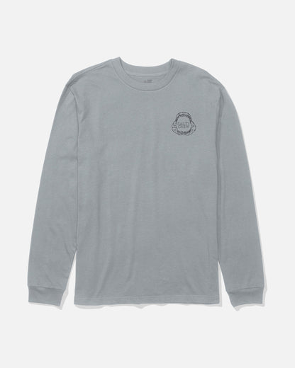 GREAT WHITE LS TEE - Quarry | Salty Crew