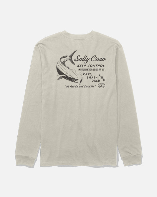 KELP CONTROL LS TEE - Bone | Salty Crew