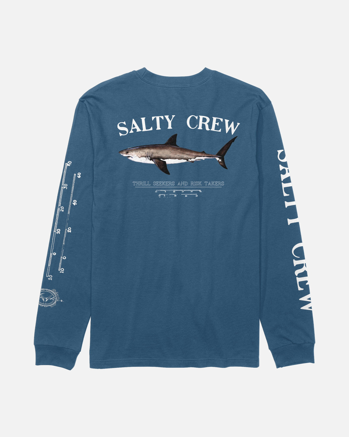 BRUCE LS TEE - Cast Blue | Salty Crew