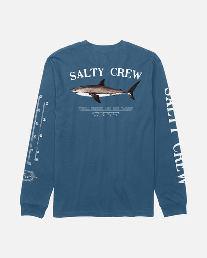 BRUCE LS TEE - Cast Blue | Salty Crew