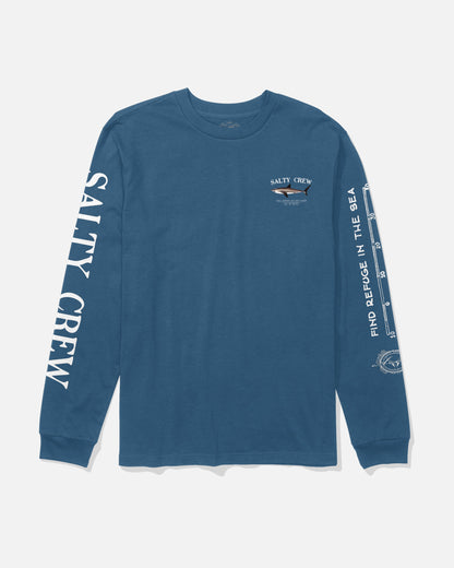 BRUCE LS TEE - Cast Blue | Salty Crew