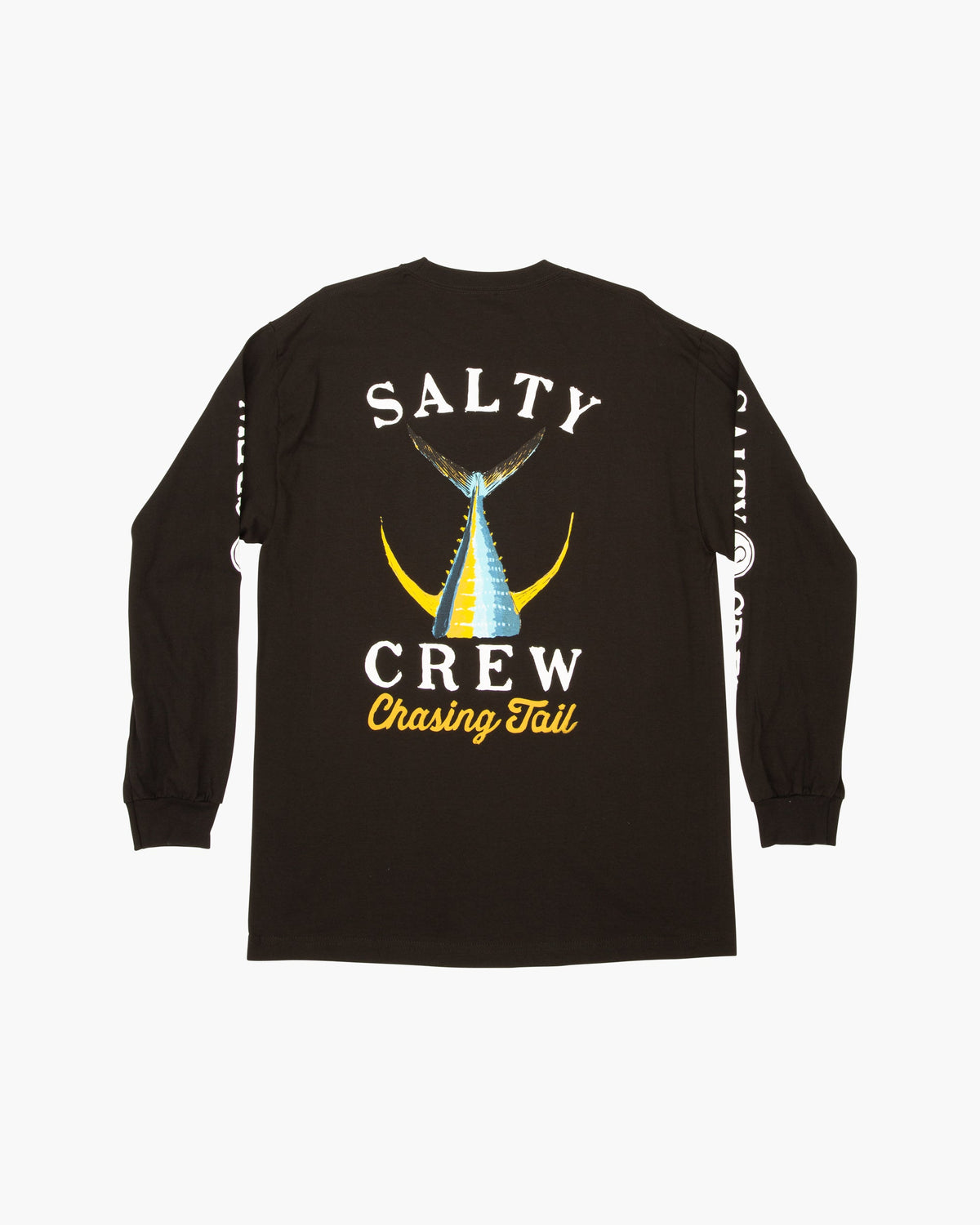Tailed Classic Long Sleeve Tee - Black | Salty Crew