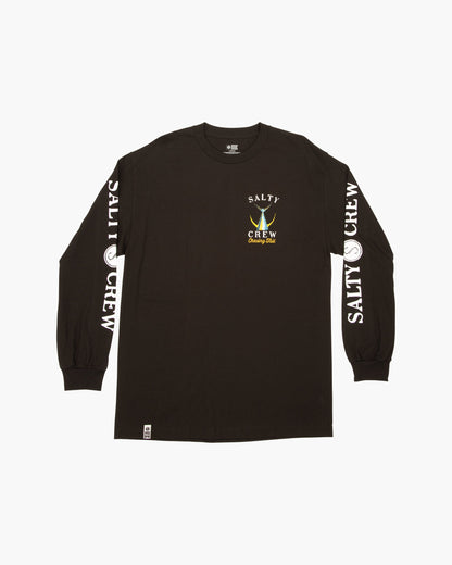 Tailed Classic Long Sleeve Tee - Black | Salty Crew