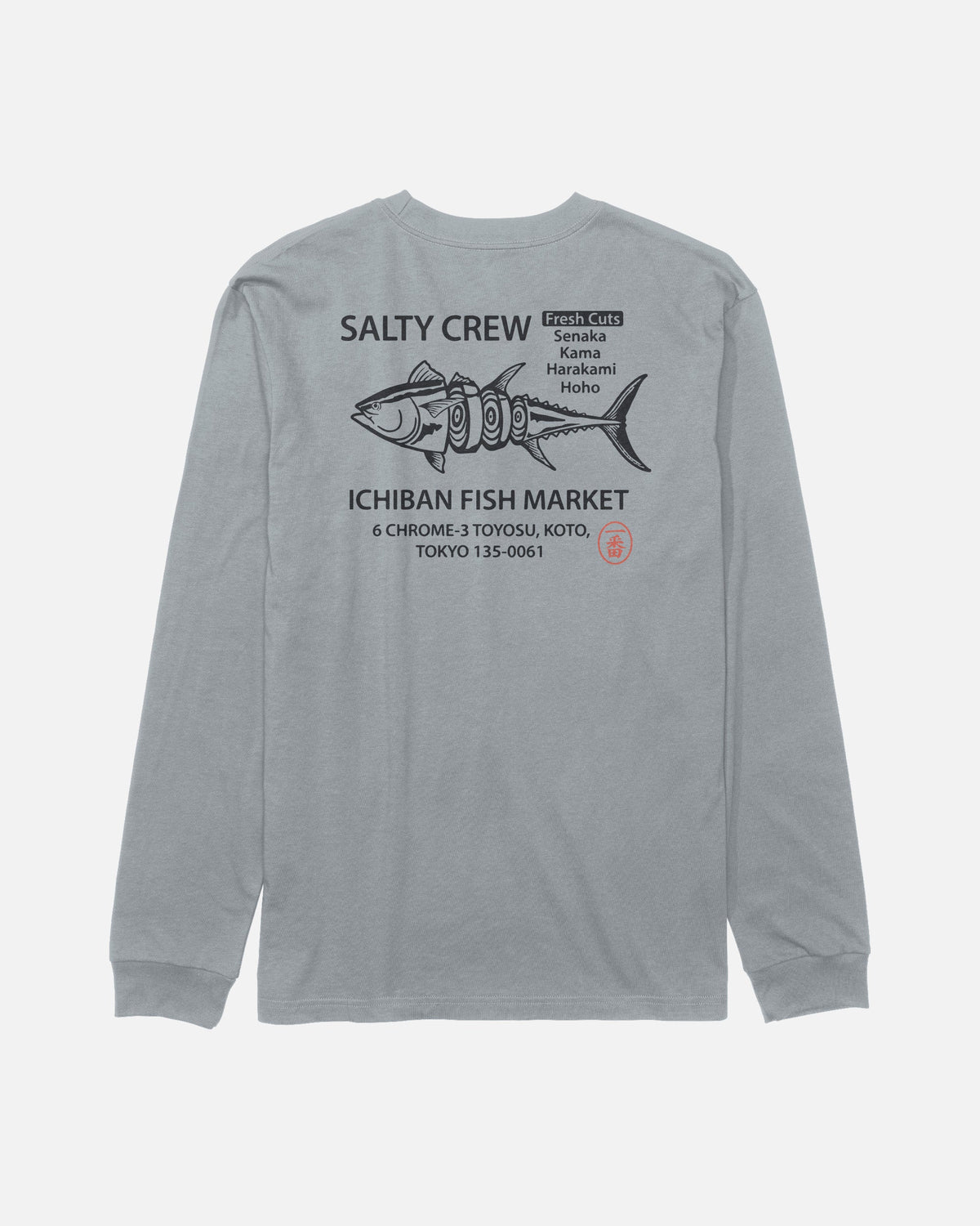ICHIBAN LS TEE - Quarry | Salty Crew