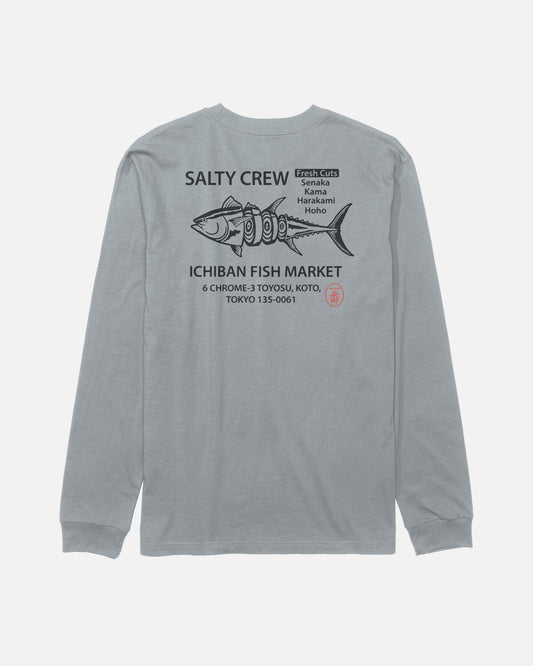 ICHIBAN LS TEE - Quarry | Salty Crew