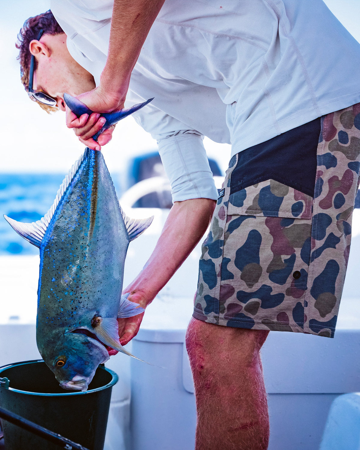 FLAGSHIP BOATSHORT - Sand Camo | Salty Crew