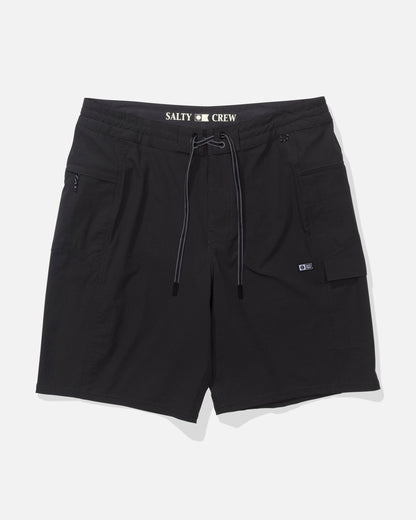 FLAGSHIP BOATSHORT - Matte Black | Salty Crew