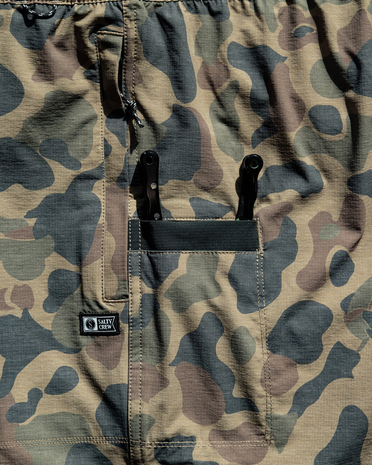 CREW BOATSHORT EWAIST - Sand Camo | Salty Crew