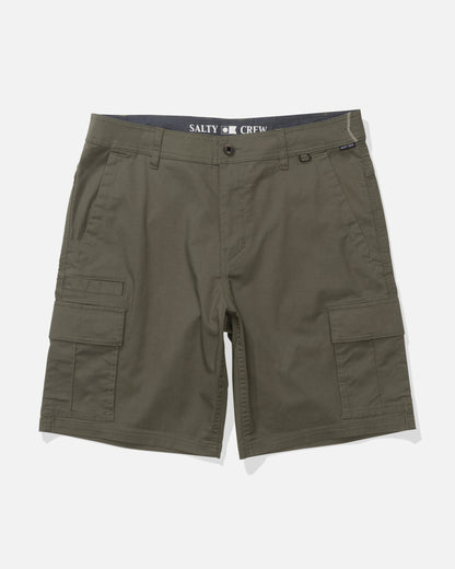 TRANSOM CARGO SHORT - Dusty Olive | Salty Crew