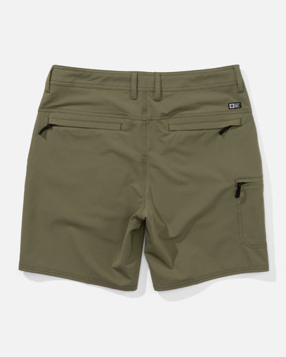 TRANSOM TECH SHORT - Dusty Olive | Salty Crew