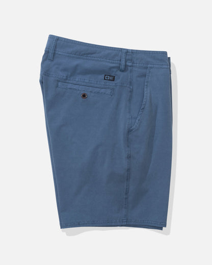 TRANSOM OVERDYE SHORT - Mid Blue | Salty Crew
