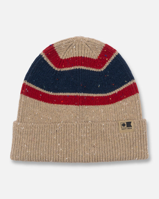 STREAMLINE BEANIE - Khaki | Salty Crew