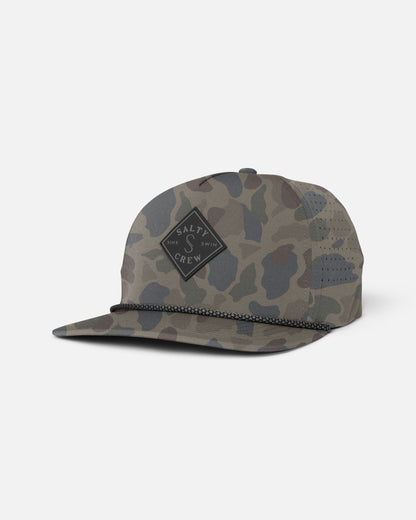 LONG RANGE SNAPBACK - Sand Camo | Salty Crew