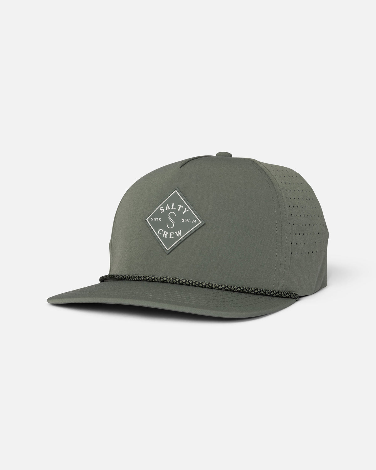 LONG RANGE SNAPBACK - Washed Green | Salty Crew