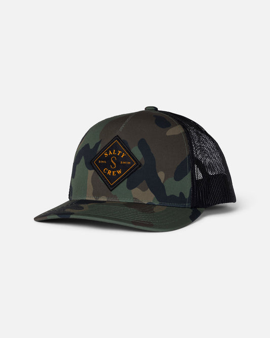 SEALINE RETRO TRUCKER - Camo/Black | Salty Crew