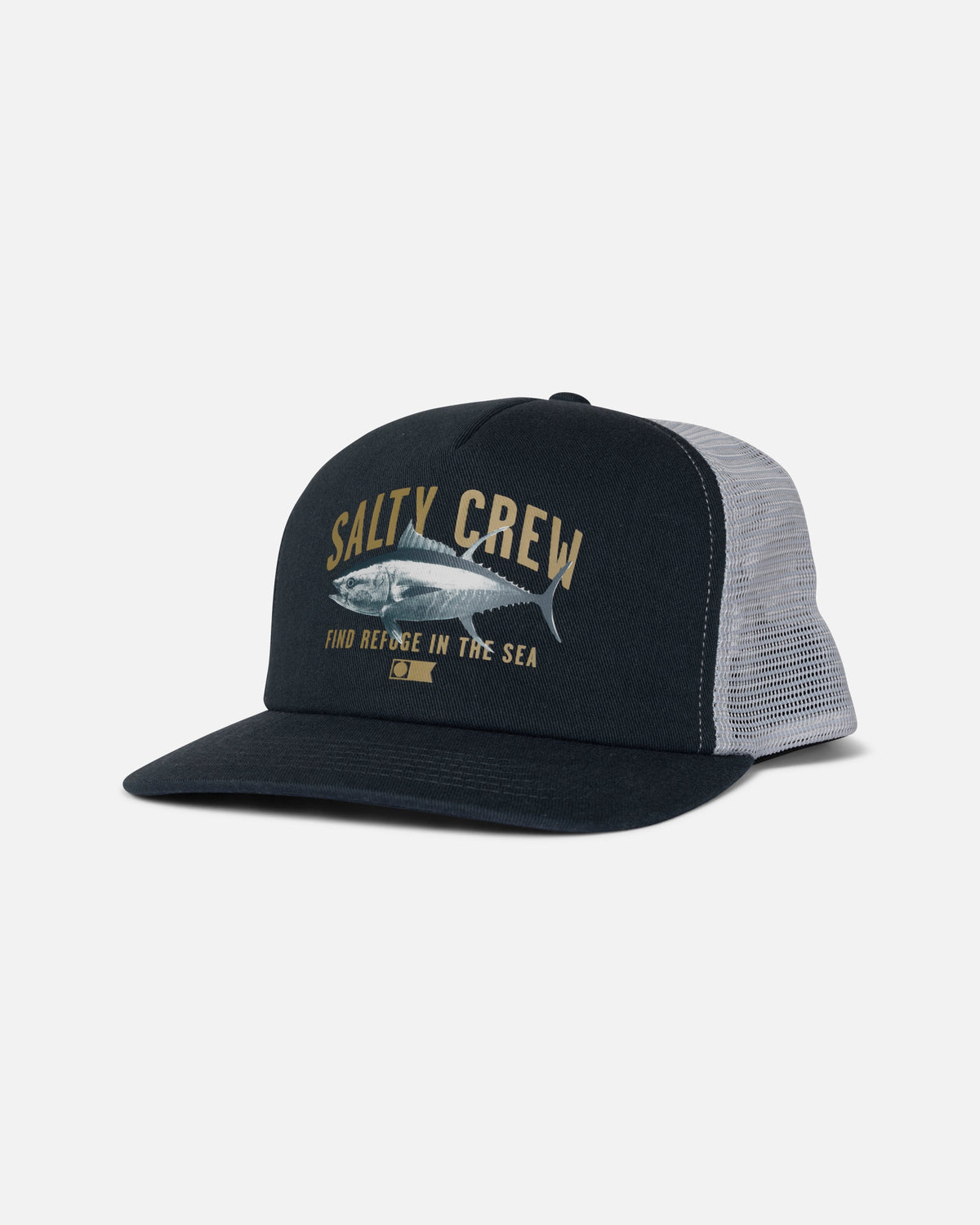 GOOD TIMES FOAMIE TRUCKER - NAVY GREY | Salty Crew