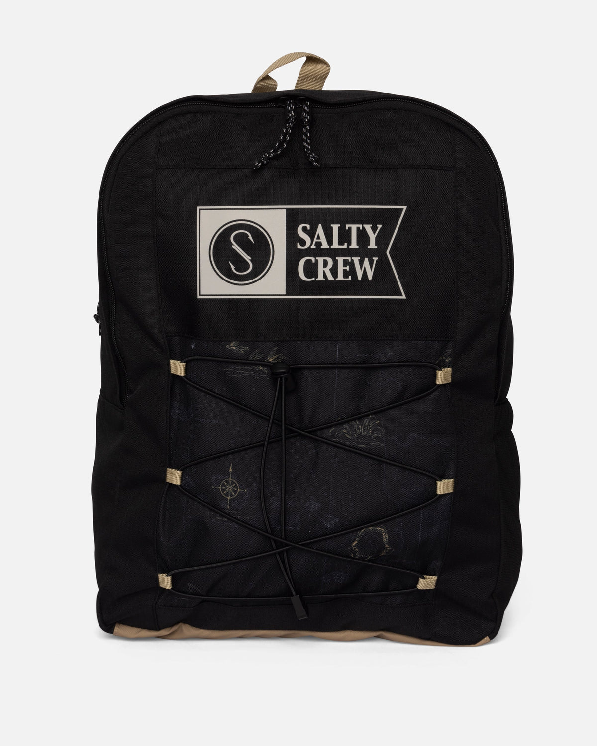 ALPHA PRINT BACKPACK - BLACK | Salty Crew