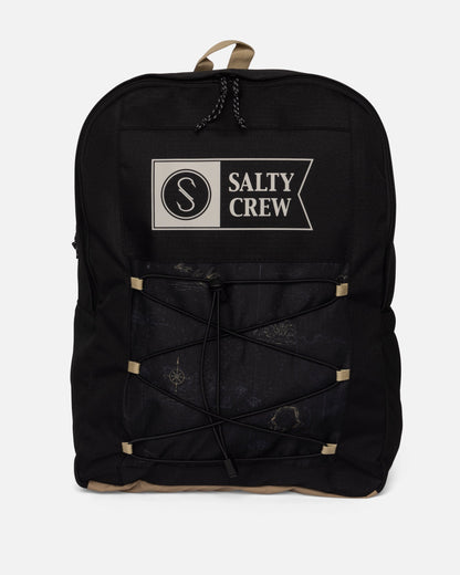 ALPHA PRINT BACKPACK - BLACK | Salty Crew