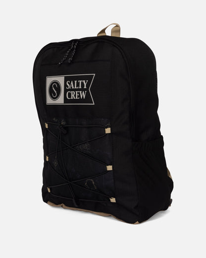 ALPHA PRINT BACKPACK - BLACK | Salty Crew