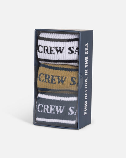 FLAGSHIP 3 PACK SOCK - Assorted | Salty Crew
