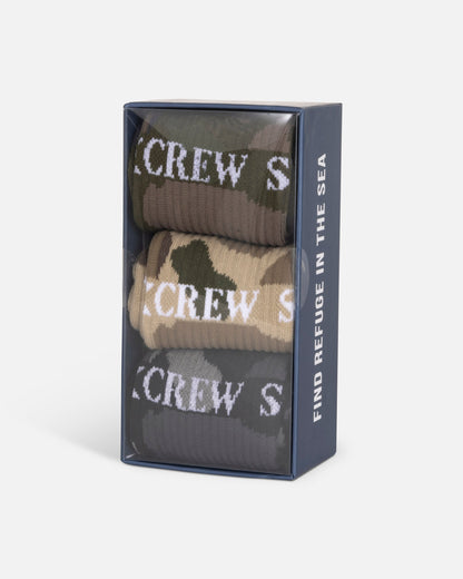 CAMO 3 PACK SOCK - Assorted | Salty Crew
