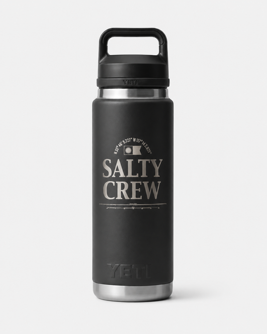 YETI SALTY CREW RAMBLER 26 OZ - Black | Salty Crew