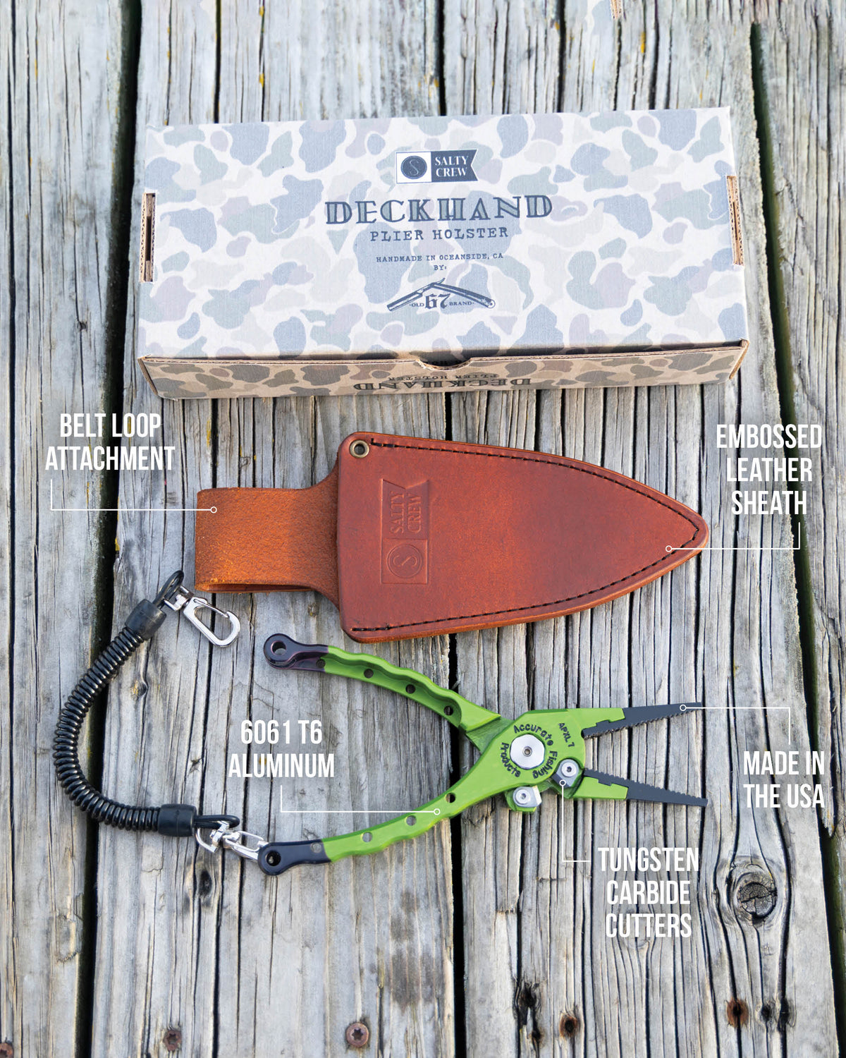 Accurate x Salty Crew 7" Plier - Green | Salty Crew