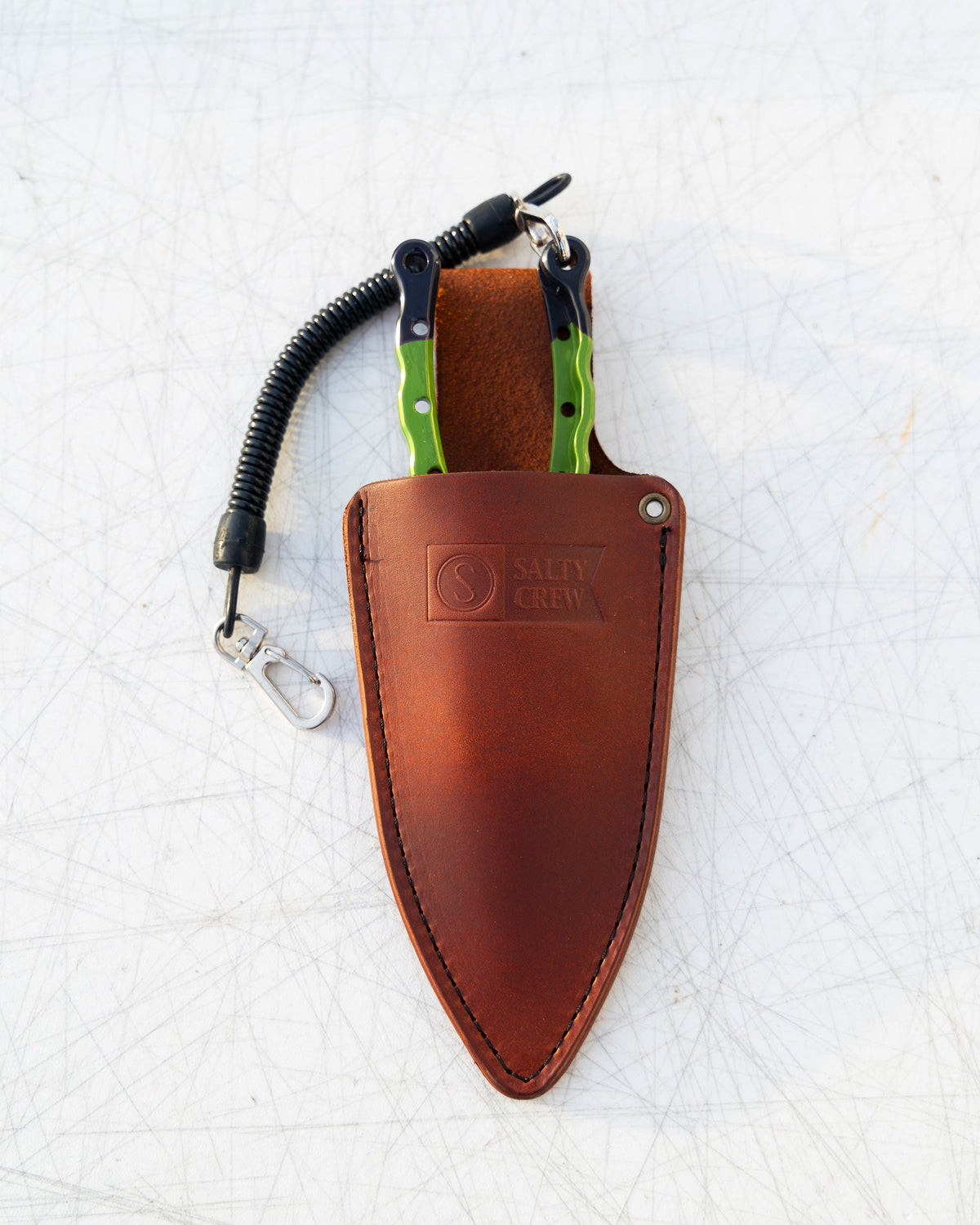 Old 67 x SC Leather Sheath - Brown | Salty Crew