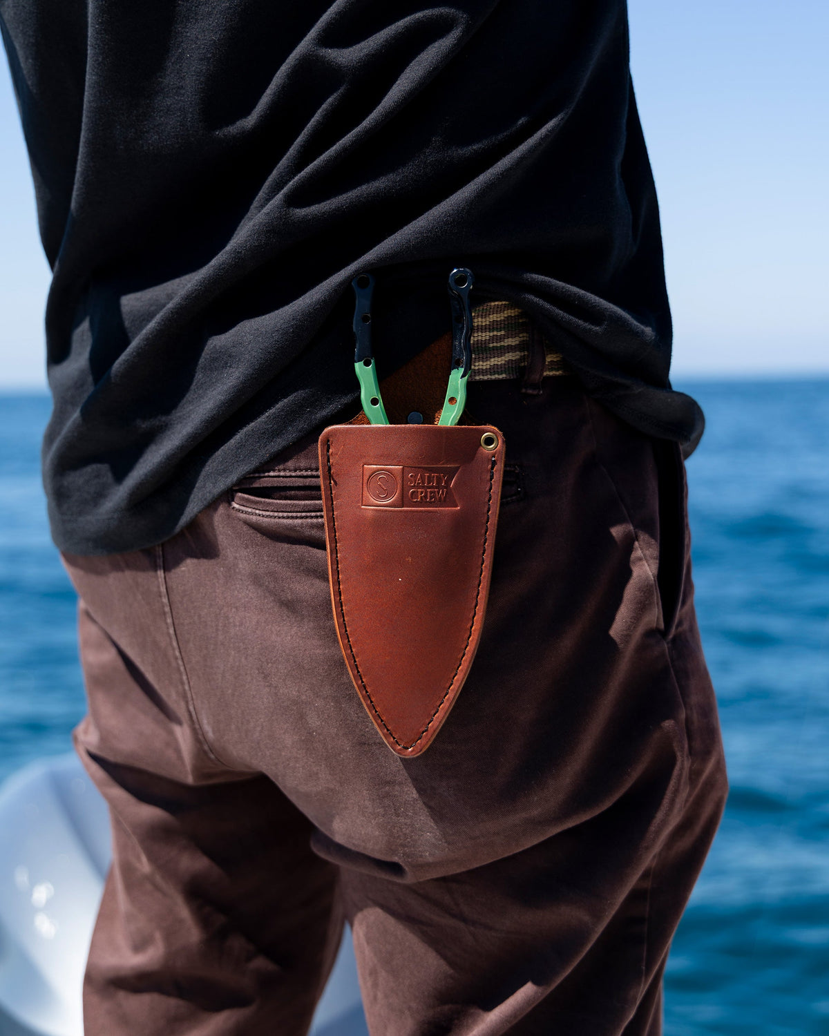 Old 67 x SC Leather Sheath - Brown | Salty Crew