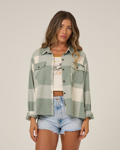 NOMAD FLANNEL - Slate Grey | Salty Crew