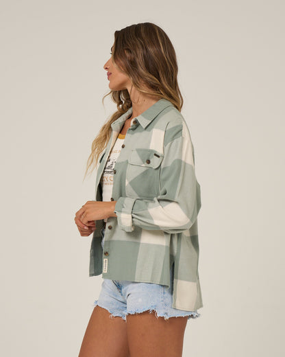 NOMAD FLANNEL - Slate Grey | Salty Crew