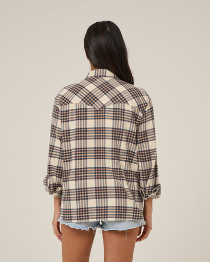 OUT WEST FLANNEL - Birch | Salty Crew