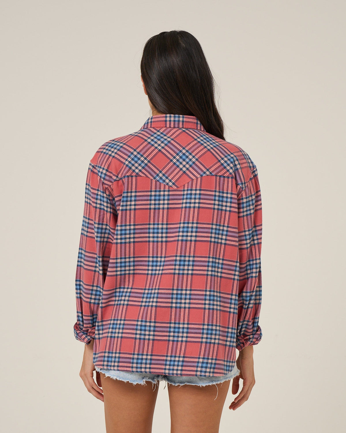 OUT WEST FLANNEL - Rose | Salty Crew