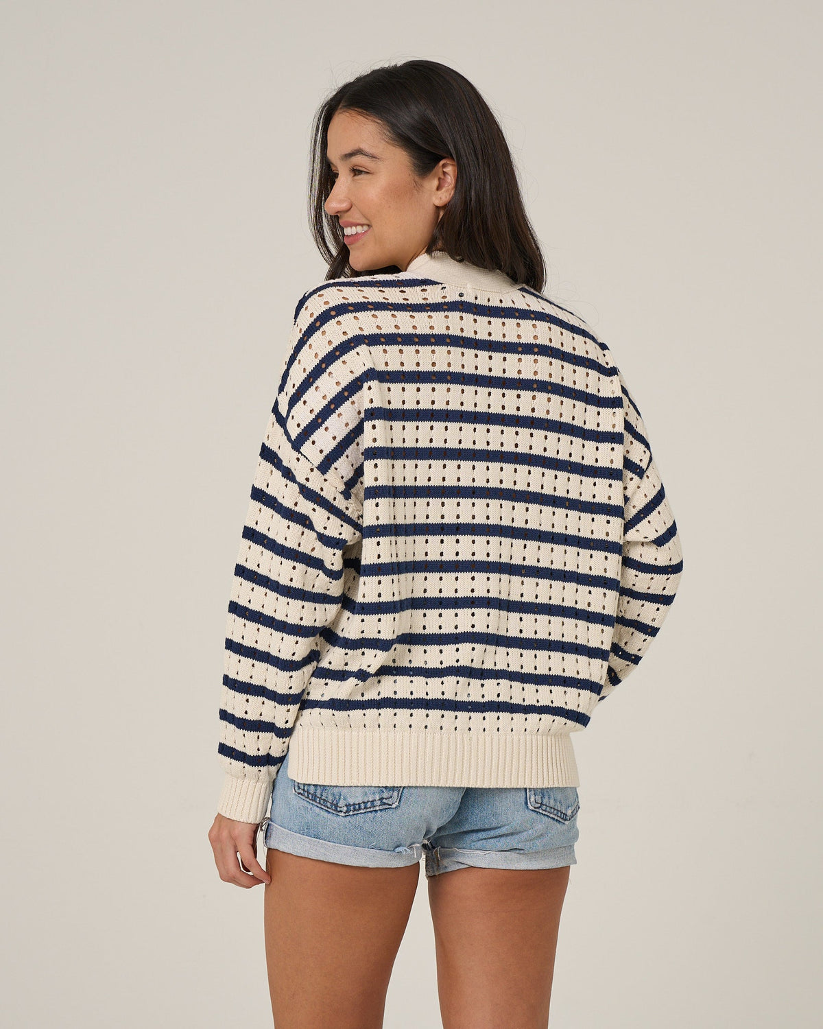 CAPTAINS CARDIGAN - Off White | Salty Crew