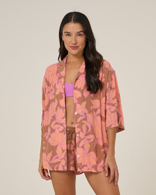 ROSE PARADE TUNIC - Mocha | Salty Crew