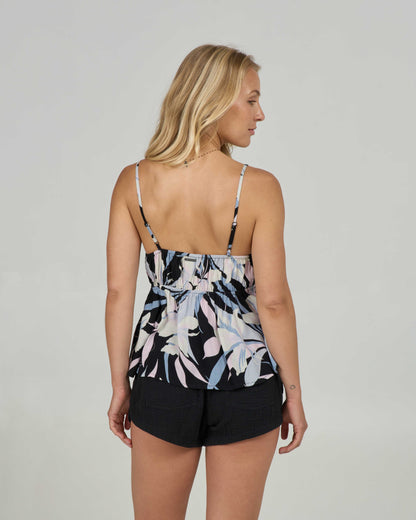 BLOOMED CAMI - BLACK | Salty Crew