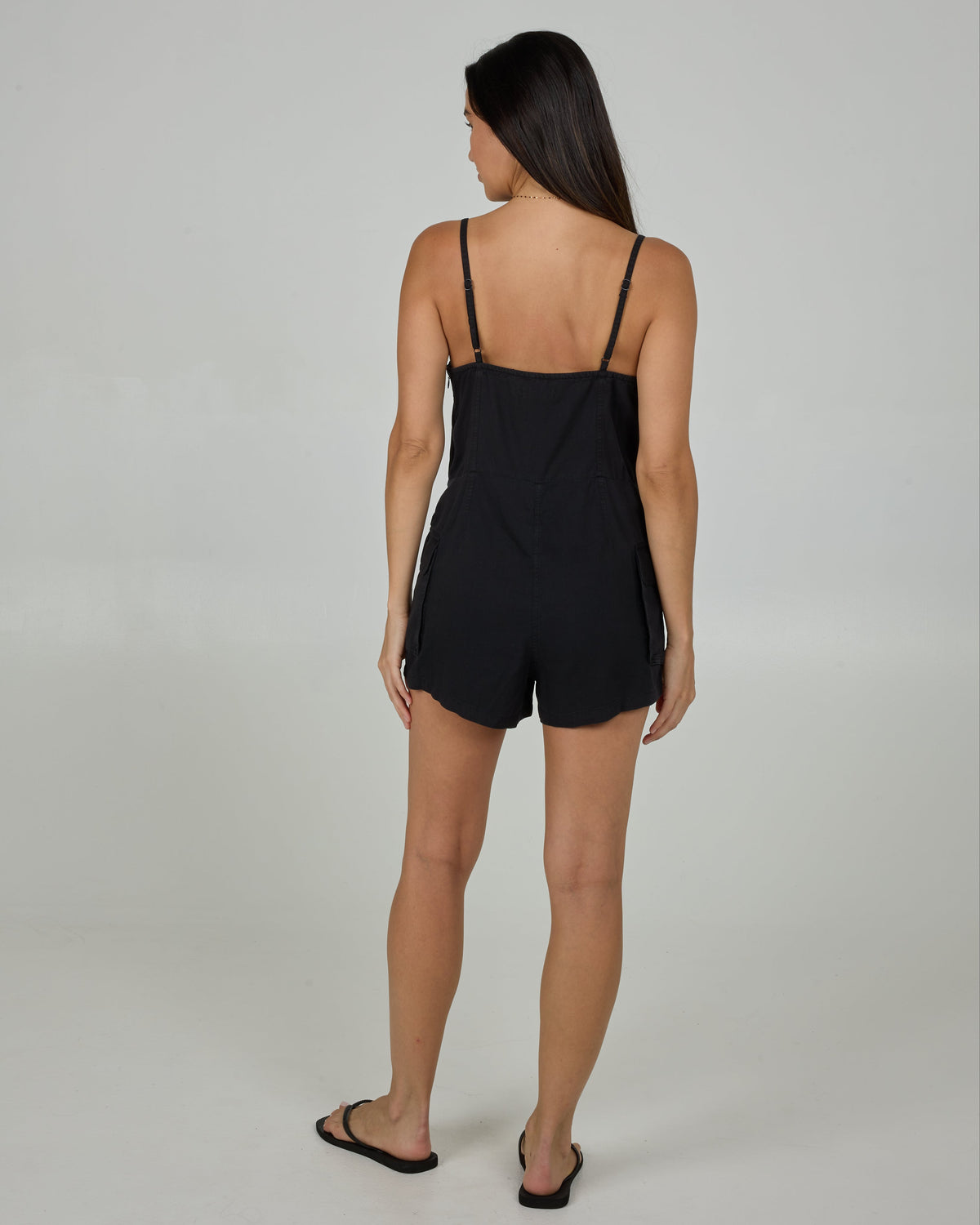 DRIFTWOOD ROMPER - BLACK | Salty Crew