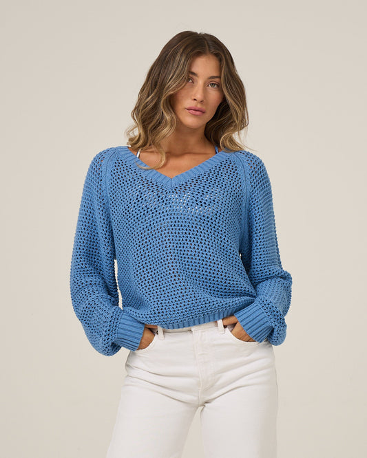 SURGE SWEATER - Ash Blue | Salty Crew