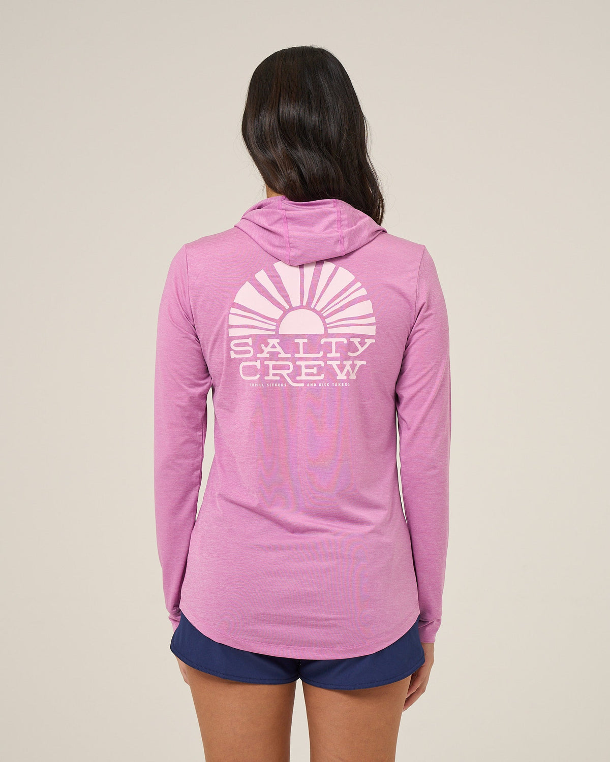 SUNSHINE HOODED SUNSHIRT - Violet | Salty Crew