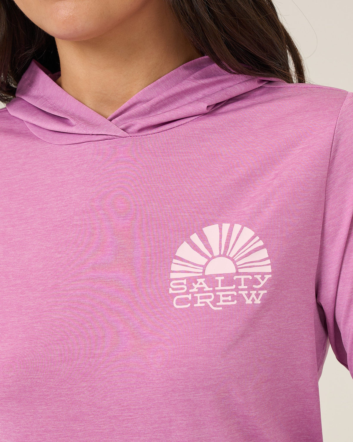 SUNSHINE HOODED SUNSHIRT - Violet | Salty Crew
