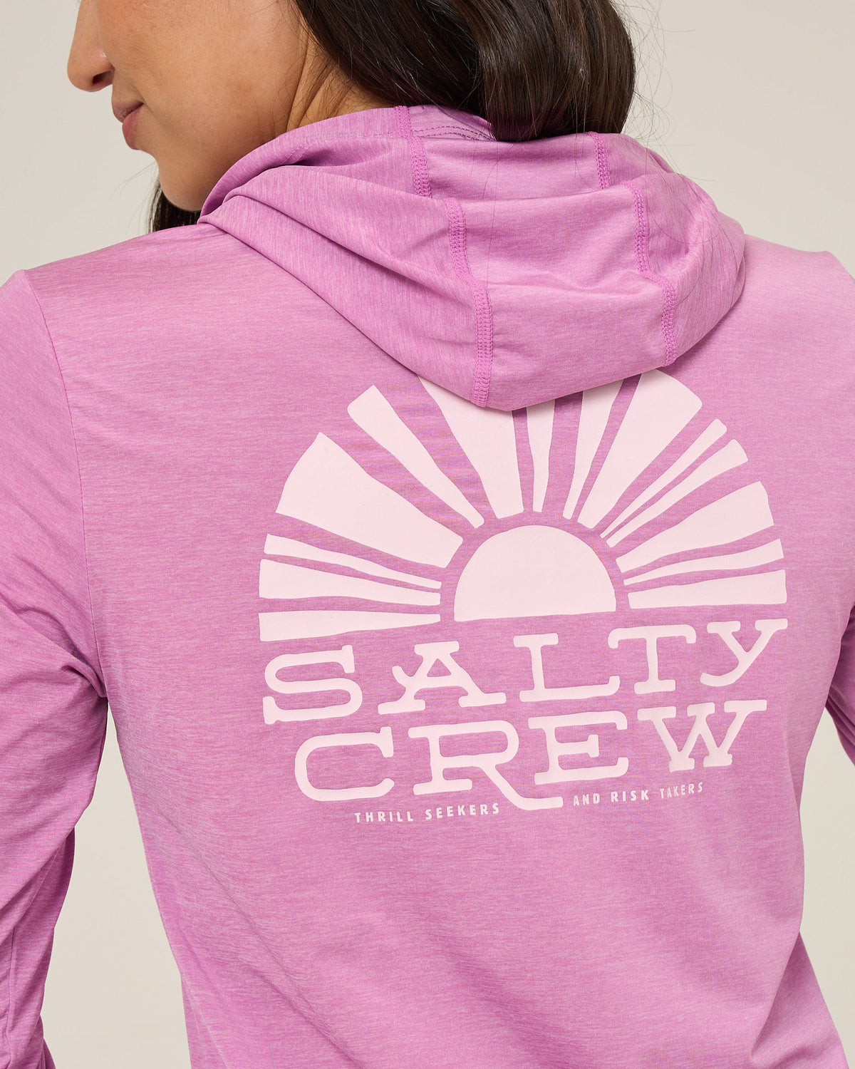 SUNSHINE HOODED SUNSHIRT - Violet | Salty Crew