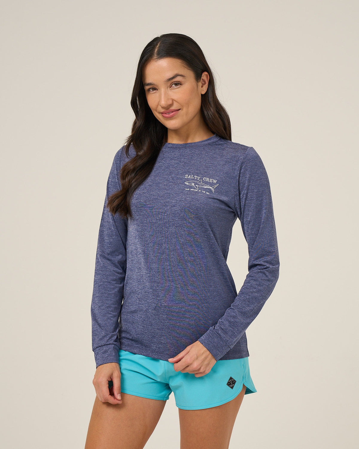 SHARK ANATOMY SUNSHIRT - Bright Navy | Salty Crew