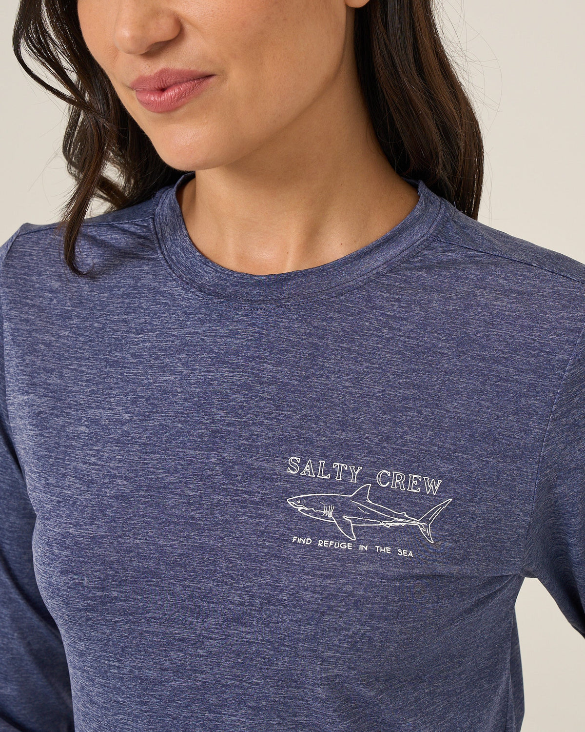 SHARK ANATOMY SUNSHIRT - Bright Navy | Salty Crew