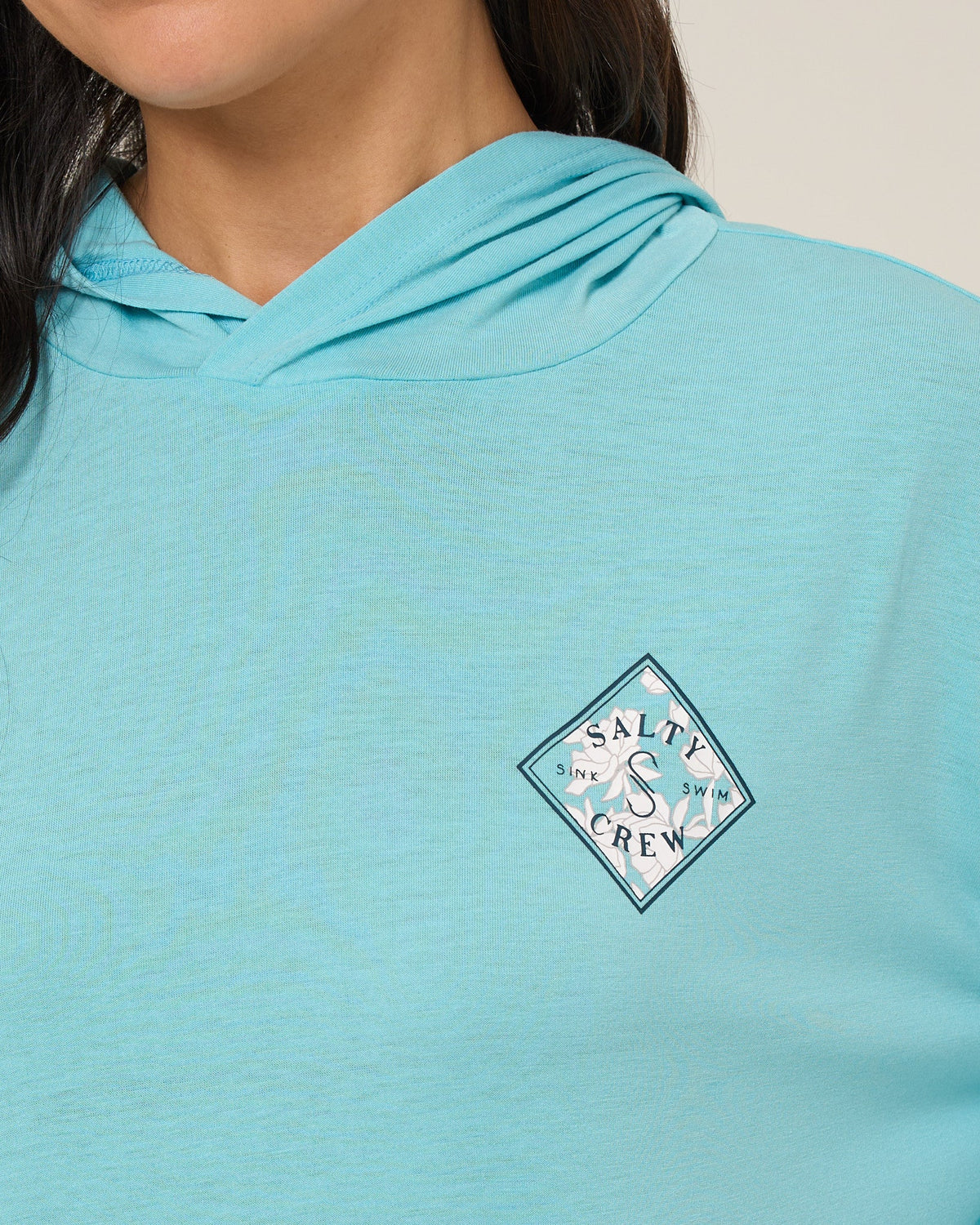 TIPPET FILL TECH HOODY - AQUAMARINE | Salty Crew