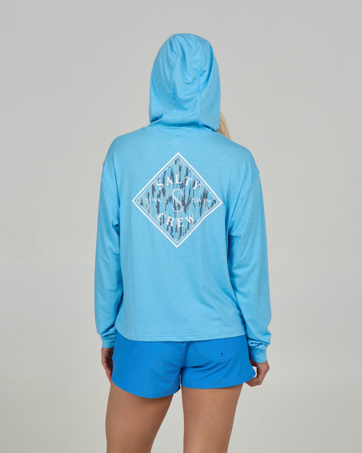 TIPPET FILL TECH HOODY - Pool Blue | Salty Crew