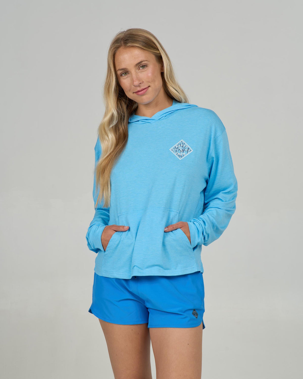 TIPPET FILL TECH HOODY - Pool Blue | Salty Crew
