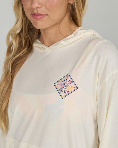TIPPET FILL TECH HOODY - Off White | Salty Crew