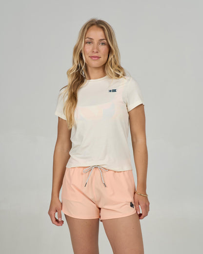 ALPHA TECH TEE - Off White | Salty Crew